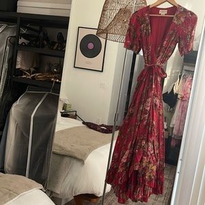 Ralph Lauren, long wraparound dress